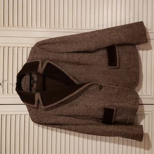 Talbots Herringbone & Velvet Blazer 14P